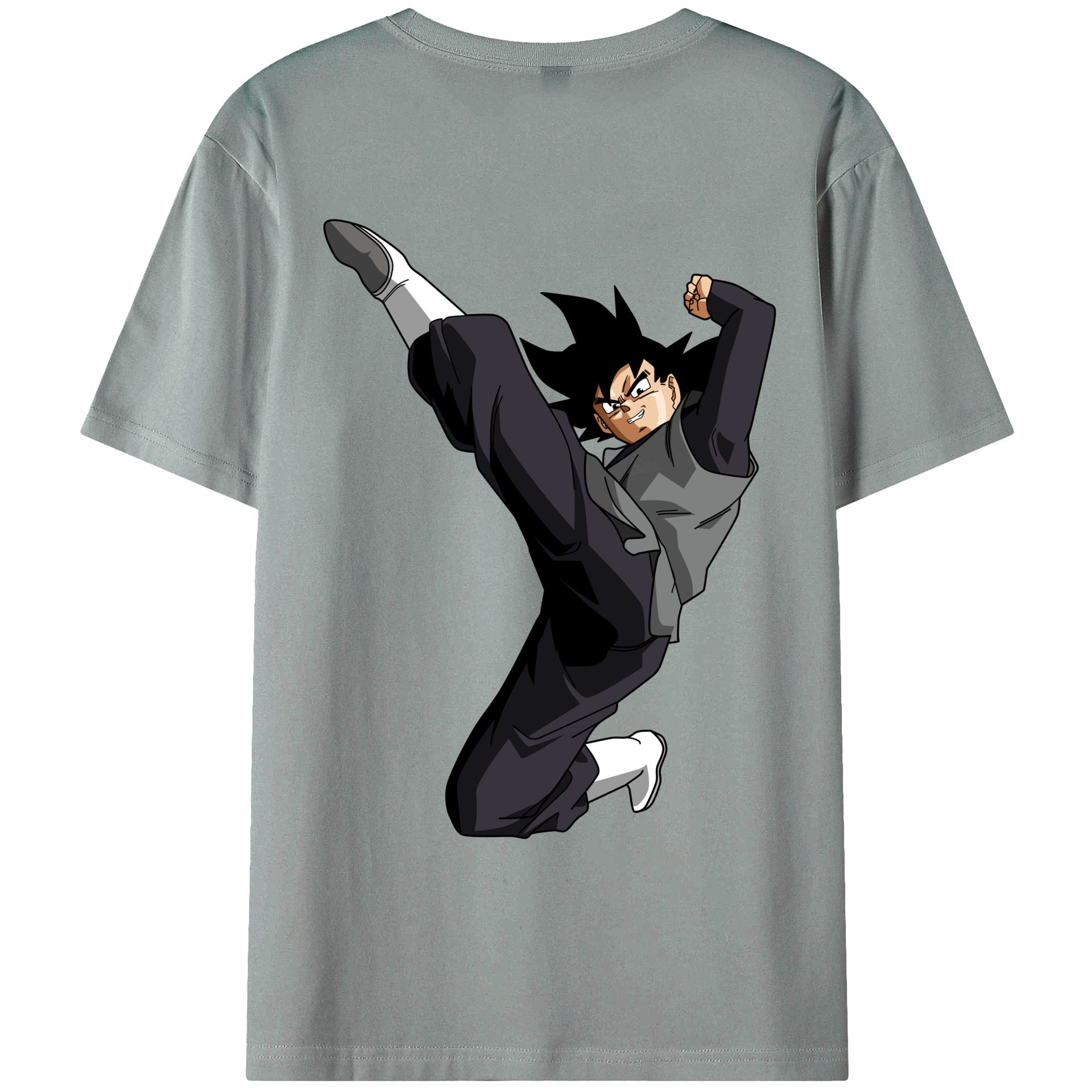 （画像用） ドラゴンボール ベジータ四世（Bejīta Yonsei）DRAGON BALL Vegeta IV 綿100％ メンズ半袖Tシャツ（バックプリント） 通気性
